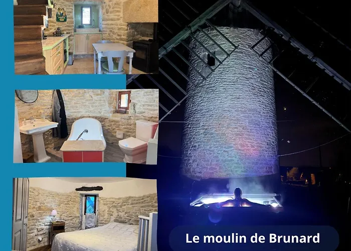 Nyaraló Les Curies - Ludogite, Et Moulin Avec Piscine